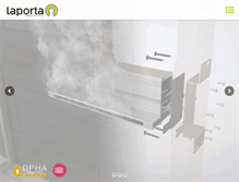 Tablet Screenshot of laportadesigngroup.com